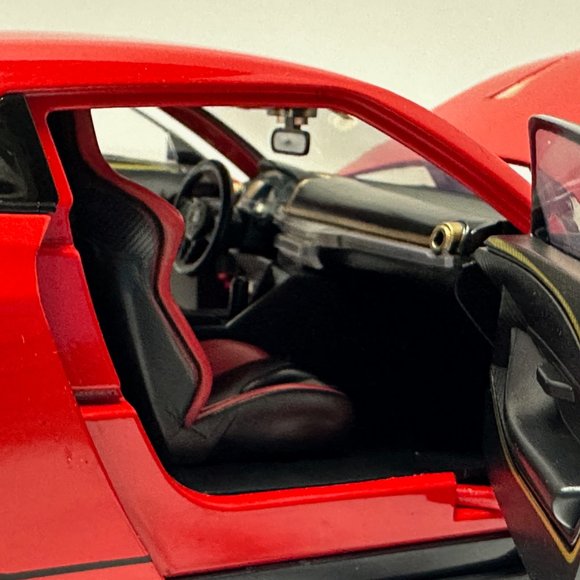 1:18 Scale Nissan GTR50 Spray Metal Sports Car Alloy Model Car Diecast Red - Picture 6 of 10